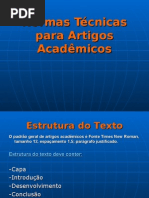 Normas Tecnicas Para Artigos Academicos