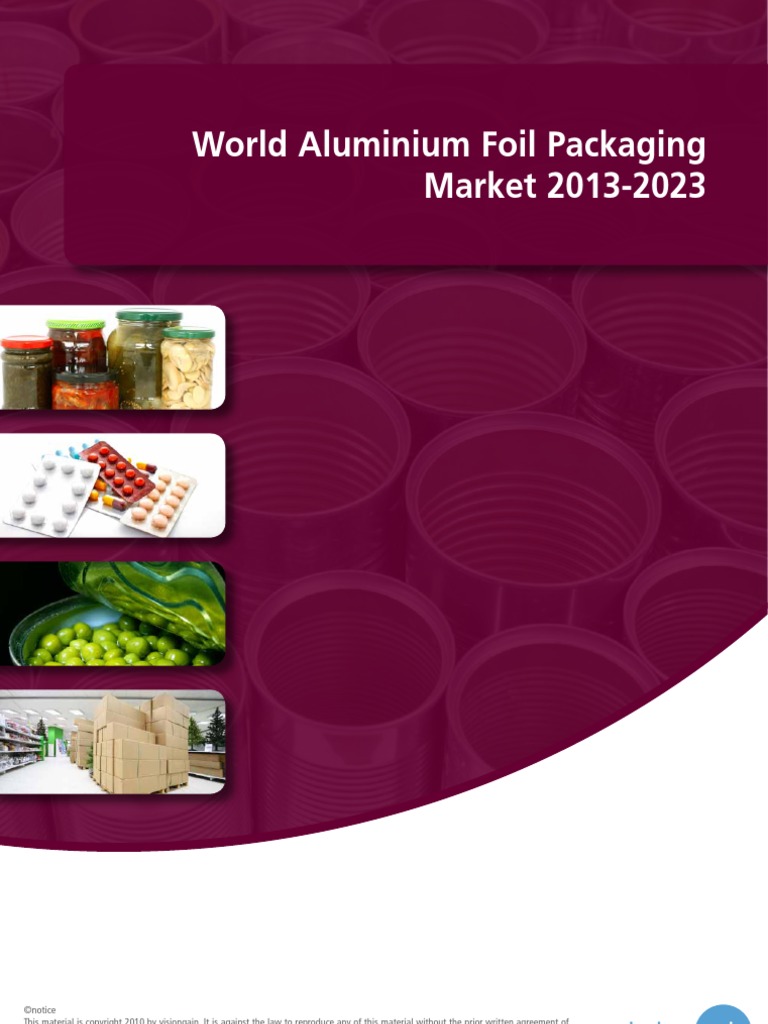 World Aluminium Foil Packaging Market 2013 2023 Industries - 