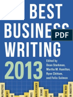 The Best Business Writing 2013