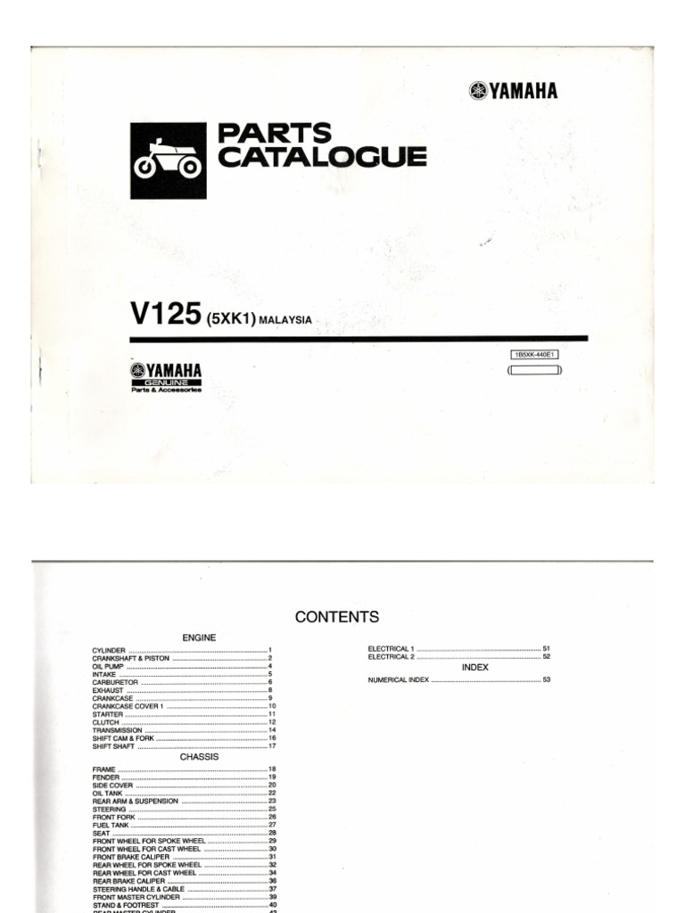 125z Part Catalog 2004