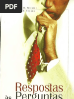 Respostas as Perguntas Que Os Pastores Semprem Fazem - Howard F. Sugden e Warren W. Wiersbe