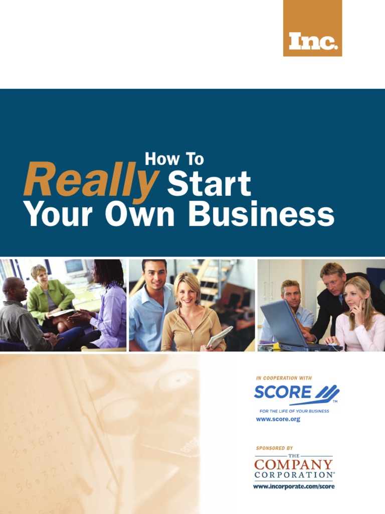 How To Really Start Your Own Business Workbook Pdf Credit