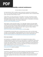 Download document for sharingReliability Centered Maintenance by james_miao SN14277454 doc pdf