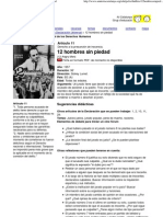 12 Hombres Sin Piedad - AI Cine y Derechos Humanos DUDH