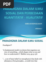 Download Paradigma Dan Perbedaan Kuantitatif Dan Kualitatif by David Ang SN142783462 doc pdf