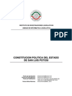Constitución Politica Del Estado de San Luis Potosí
