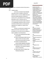 Imobilismo político e crescimento económico do pós