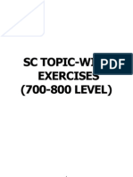 SC 700 to 800 Level Practice Q