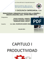 Productividad y Reduccion de Costos