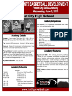 TNT5 Skills Academy Flier Forest City 2013