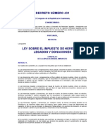 Ley Sobre El Impuesto de Herencias Legados y Donaciones