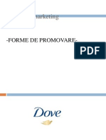 Proiect La Marketing: - Forme de Promovare