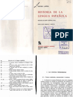 Lapesa - Historia Lengua Espanola (Linguistica) PDF