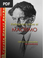 Cercles Communistes Henri Barbusse. Reflexiones sobre el maoísmo