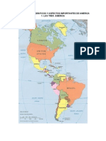 Accidentes Geograficos y Aspectos Importantes de America