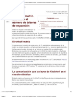 Teorema de La Matriz de Kirchhoff - Emax