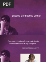 Suuces Si Insucces Scolar