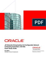 JD Edwards Enterpriseone 9.0 Configurable Network Computing Essentials (1Z0-550) Exam Study Guide