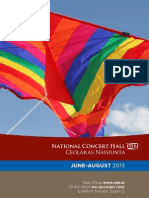 National Concert Hall's June-August Calendar of Events 2103