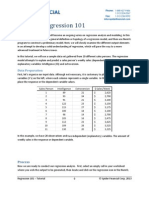 Regression Tutorial 101 With NumXL