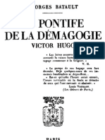 BATAULT Georges - Le Pontife de La Démagogie Victor Hugo