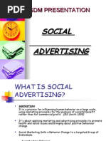 Download Social Advertising ppt by Jas777 SN14285478 doc pdf