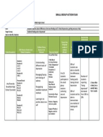 Small Group Action Plan