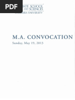 Download Columbia GSAS MA Convocation Program - 2013 by columbiagsas SN142855849 doc pdf