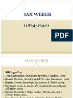 Sumário 8 Max Weber (1)
