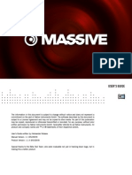 Massive 1.1.4 Manual Addendum English