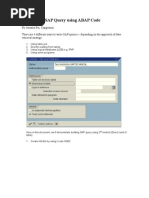 Building An SAP Query Using ABAP Code by Jayanta