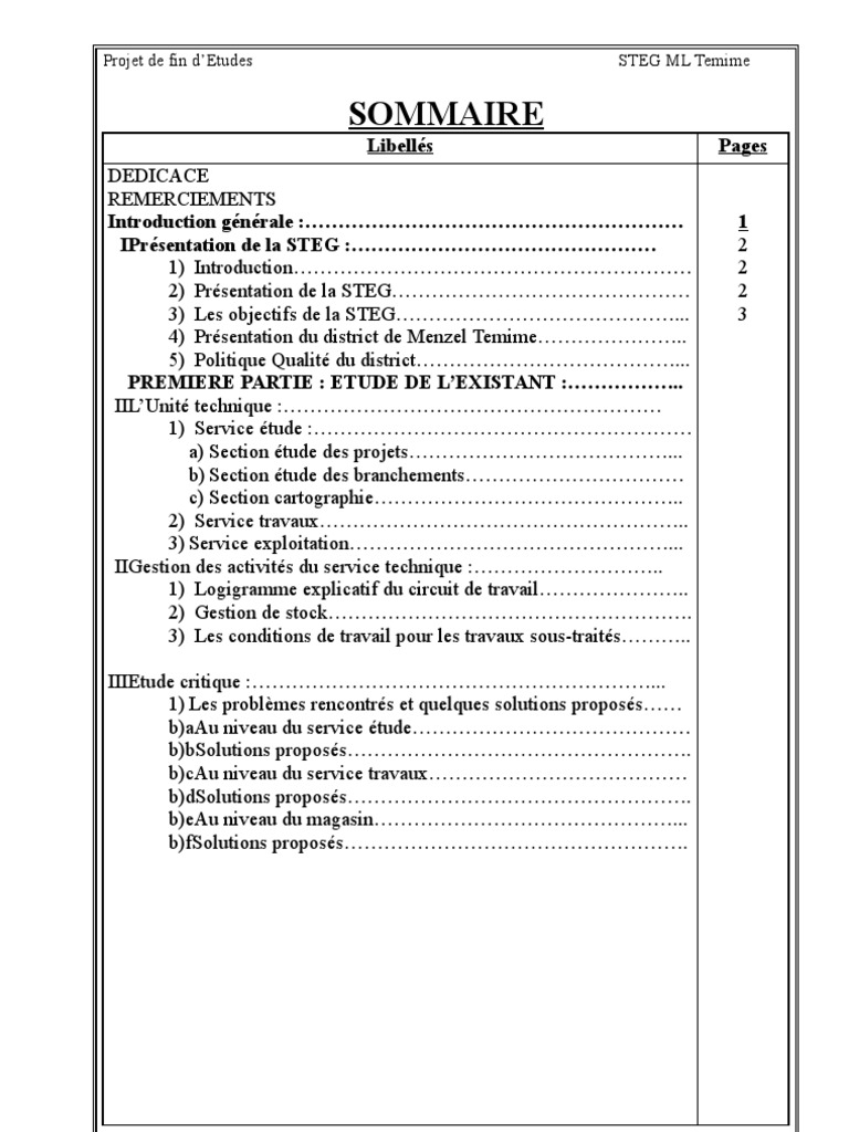 Rapport de Stage 06  Réseau électrique  Appel d'offres