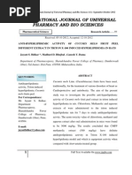 Download Antihyperlipidemic activity of Cucumis Melo by dhanaji01 SN142868616 doc pdf