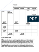 Z Energy Class Schedule