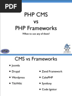 Download PHP Meetup Feb 09 - PHP CMS vs Frameworks by Singapore PHP User Group SN14288264 doc pdf