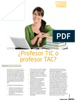 Profesor TIC o Profesor TAC