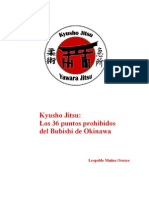 Kyusho Jitsu 36 Puntos Vitales Prohibidos Del Bubishi de Okinawa by Leopoldo Munoz Orozco