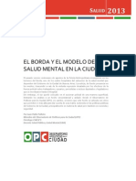 Borda Modelo de Salud Mental Ciudad 2013 Pulleiro