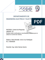 Síntesis Sobre Rectificadores Monofásicos y Trifásicos Que Se Utilizan en Control de Motores.