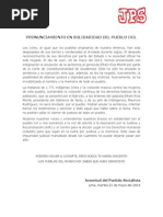 Download Pronunciamiento en Solidaridad Del Pueblo Ixil by Jps Lima SN142903400 doc pdf