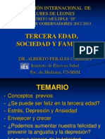 Tercera Edad, Familia y Sociedad