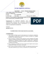 Ley Fomento Avicola PDF