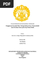 Penggunaan Keramik Fiber Sebagai Bahan Dasar Thermoshield Atau Peredam Panas Pada Kap Mesin Mobil