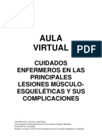 Cuidados Enfermeros en Las Principales Lesiones Músculo-Esqueléticas y Sus Complicaciones.