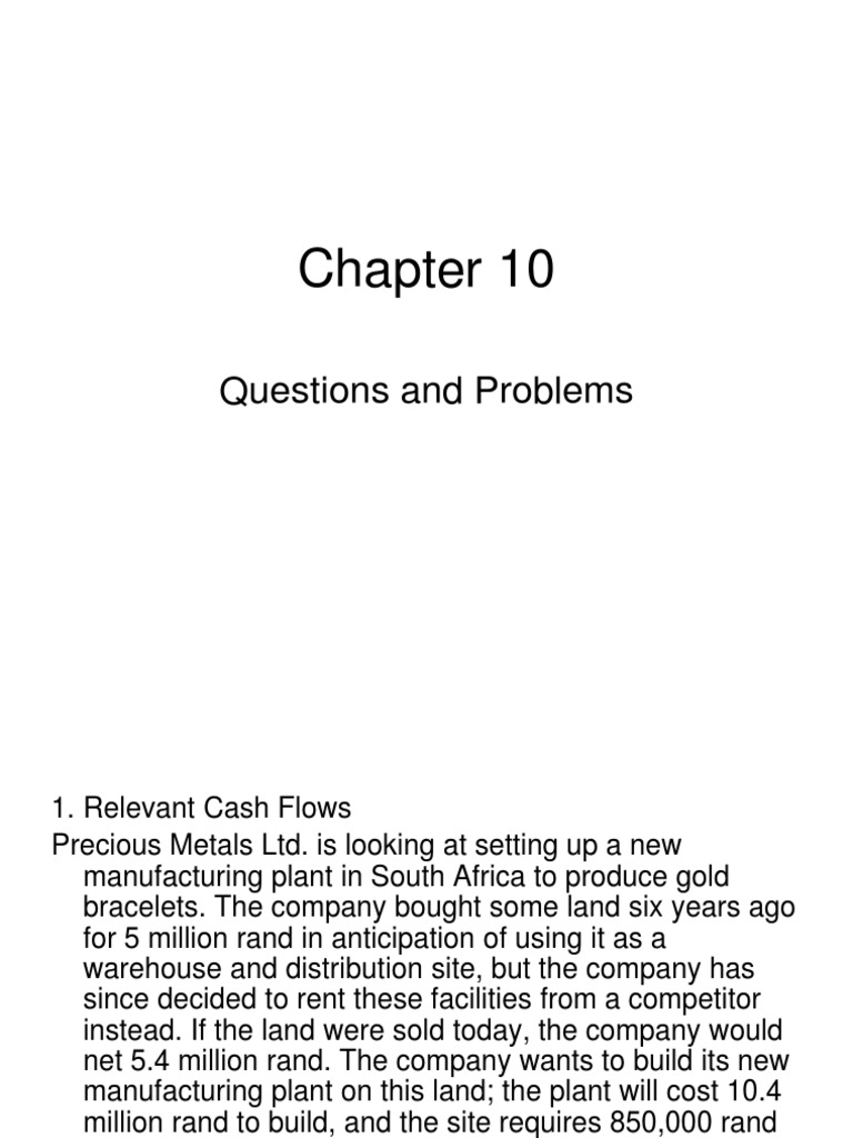 Chapter 10 - Q | PDF