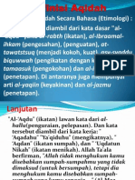 MATERI KEISLAMAN Oleh Prof. Dr. H. Muhammad Siri Dangnga, MS