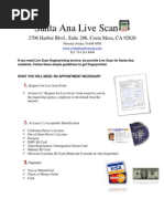 Download Santa Ana Live Scan I Santa Ana Live Scan Service I 7142418900 by Live Scan SN14293462 doc pdf