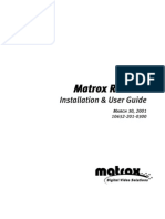 Matrox RT2000 Installation User Guide