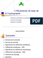 Mécanismes de Base de La Cryptographie