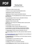 Download Reading Order by lothloriengale SN14294888 doc pdf